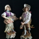 Fabulous Pair Of Vintage Figurines