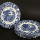 6x Essteller Wedgwood Woodland England (N412)