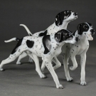 Rosenthal Figur Figurine Zeiger Hund Figurengruppe Raritat Riesig F. Heidenreich