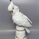 Wallendorf Kunstabteilung Fraureuth Porzellanfigur Kakadu Vogel 2229 H. 39cm (D)
