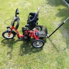 Schuchmann Behinderten Dreirad Kleinkind 12 Zoll Therapierad Therapiedreirad