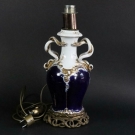 Biedermeier Porzellanvase Schlangen Handhaben Bronzemontierung 1.H.20.J. (BB430)