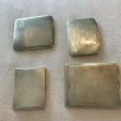 Englische Zigarettenetuis Sterlingsilber