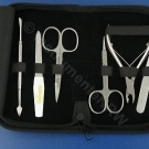 Maniküre Set Etui Nagelschere Pinzette Nagelhautschieber + Nagelfeile Solingen