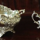 Sterling Silver Rococo Style Creamer And Sugar Bowl - Birmingham 1900 - 201g