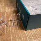 Telleraufsteller - Tellerständer durchsichtig 12x klein und 7x groß Aufsteller