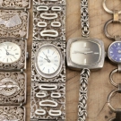 Vintage Silber Uhren Konvolut 4 Stück 835er Silber Handaufzug KASPER, BALIWA etc