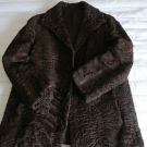 Pelzjacke Gr. 42, echt Persianer, braun