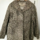 Swakara Lamm Fell Jacke beige Damen, Gr. M-L, leicht, Vintage