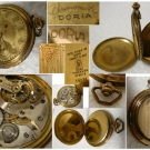 Originale alte Herren Taschenuhr "Doria Chronometre" - Sprungdeckel Uhr (2)