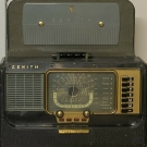 Vintage ZENITH Trans Oceanic Model H500 Short Wave Tube Radio - Working!