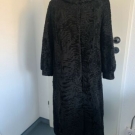 Persianermantel Pelzmantel Persianer Schwarz Damen Gr. 42/44