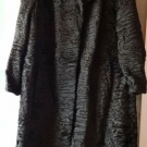 Persianer Pelzmantel schwarz Gr. 42/44