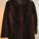 elegante Damen-Pelzjacke, Persianer, verschiedene Brauntöne, Gr. 40