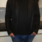 Superdry Lederjacke,Schwarz, 3XL, sehr guter Zustand,1 mal getragen, NP 399 €