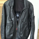 strellson lederjacke 52/54 Fliegerjacke