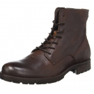 JACK & JONES Men's Jfworca Classic Leather Boots, Brown / Stone