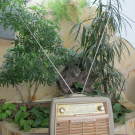 altes orig. Röhrenkofferradio Lissy von Loewe Opta 1956