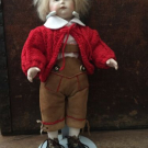 Porzellankopfpuppe von Heubach ca. 28cm.