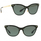 Ray Ban Sonnenbrille GOLD GRÜN 3580-N CLUBMASTER BLAZE 3576 DAMEN BRILLE TOP NEU