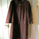 Hensel und Mortensen Piacenza Baby Lama Edel Designer Mantel 44/46? dunkelbraun