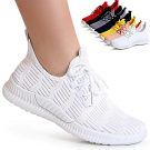 Damen Sneaker Turnschuhe Halbschuhe Leicht & Bequem Fitness