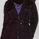 "Gil Bret" Mantel schwarz tailliert 36 80% Daunen 20% Federn