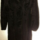 Persianer Mantel Lammfell Echtfell schwarz SWAKARA Gr. 36/38 / real fur coat