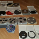 18x Tonband spülen Alu Plastik Messband 18cm 9,5 cm 1x Cutter set