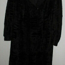 Damen Pelzmantel / Persianermantel   ~schwarz~  Gr. 40  →Echtfell←