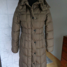 MARC O'POLO Daunenmantel mit Kapuze braun Gr. 34 *1-A-Zustand* 