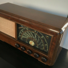 Röhrenradio Radionette Symfoni Luksus von 1949, funktioniert in Top- Erhaltung