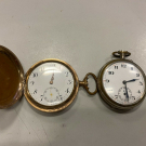 2 alte Taschenuhren (Defekt und für Bastler)