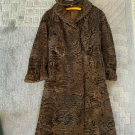 Persianerklaue Pelzmantel & Mütze gebraucht/guter Zustand/Größe nicht bekannt 