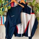 Adidas Vintage Trainingsanzug, 90er Jahre Jogger, Jacke + Hose