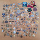 Huge Job Lot Military Cap Badges Sweetheart Buttons Brooch WW1 WW2