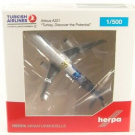Airbus A321 Turkish Airlines Turkey, Discover Potential (Reg. TC-JRG) 1:500 ...