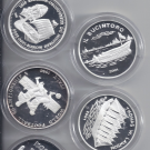 silber münzen lot 3 Benin 1Samoa, 1 Congo, 1 Afghanistan,1 Arabe Saharaui