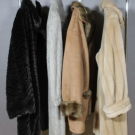 Konvolut, Wintermantel, 3x Webpelz, 1x Alpakawolle 