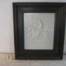 Porzellan Bild/Bildplatte Ritter auf Pferd bez. Albrecht Dürer/Lippert Sammlung