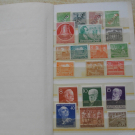 Berlin-Sammlung ab 1949-1968 mit kompletten Jahrgängen im Album.
