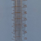 250 ml Glas Messzylinder Ausgießtülle Messgerät Messkolben Spindelzylinder